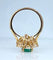 Bague 57 Boucheron - Bague en or jaune 18K émeraude et diamants 58 Facettes AB137