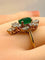 Bague 57 Boucheron - Bague en or jaune 18K émeraude et diamants 58 Facettes AB137