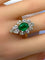 Bague 57 Boucheron - Bague en or jaune 18K émeraude et diamants 58 Facettes AB137