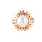 Bague 55 Bague perle de culture en or jaune 18K 58 Facettes AB590