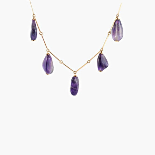 Collier Collier en or 18K à améthystes 58 Facettes AB173