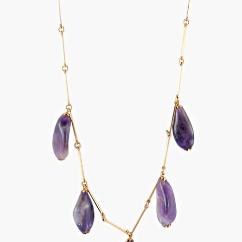 Collier Collier en or 18K à améthystes 58 Facettes AB173