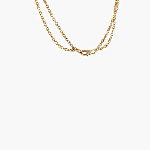 Collier Collier trois fleurs en or jaune 18K avec diamants et pierres 58 Facettes AB105