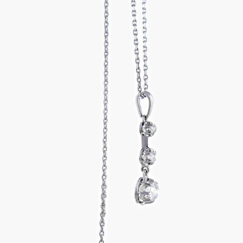 Pendentif Pendentif - Pendentif en or jaune 18K avec diamants taille ancienne 58 Facettes AB119