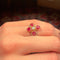 Bague 49 Bague en or jaune 18K rubis et diamants 58 Facettes AB3