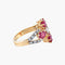 Bague 49 Bague en or jaune 18K rubis et diamants 58 Facettes AB3