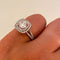 Bague 51 Bague solitaire en or blanc 18 ct avec diamant 1,22 ct 58 Facettes 1