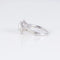 Bague 51 Bague solitaire en or blanc 18 ct avec diamant 1,22 ct 58 Facettes 1