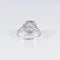 Bague 51 Bague solitaire en or blanc 18 ct avec diamant 1,22 ct 58 Facettes 1