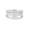 Bague 52 Bague solitaire en or blanc 18 ct avec diamant 0,98 ct 58 Facettes AB1A