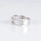 Bague 52 Bague solitaire en or blanc 18 ct avec diamant 0,98 ct 58 Facettes AB1A