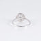 Bague 52 Bague solitaire en or blanc avec diamants 0,74 ct et 0,35 ct 58 Facettes AB254