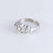 Bague 61 Bague jarretière - 5 diamants en or blanc 18 ct 58 Facettes AB593