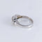 Bague 61 Bague jarretière - 5 diamants en or blanc 18 ct 58 Facettes AB593