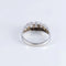 Bague 61 Bague jarretière - 5 diamants en or blanc 18 ct 58 Facettes AB593