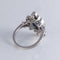 Bague 50 Bague duchesse en or blanc 18 ct, saphir de Ceylan et diamants 58 Facettes AB6