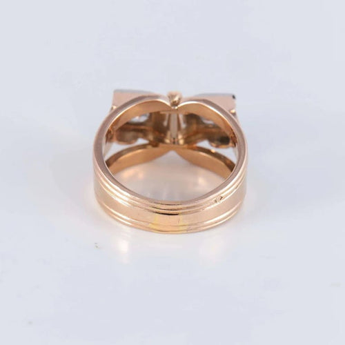 Bague 57 Bague tank double diamants en or jaune 18 ct et platine 58 Facettes AB2bis