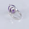 Bague 53 Marco Molinario - Bague en or blanc 18 ct améthyste et diamants 58 Facettes AB14