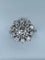 Bague 51 Bague marguerite de fiançailles en or 18 ct et diamants 58 Facettes AB15