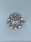 Bague 51 Bague marguerite de fiançailles en or 18 ct et diamants 58 Facettes AB15