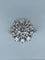 Bague 51 Bague marguerite de fiançailles en or 18 ct et diamants 58 Facettes AB15