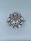 Bague 51 Bague marguerite de fiançailles en or 18 ct et diamants 58 Facettes AB15
