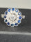 Bague 57 Bague fleur Art déco en or 18 ct, diamants et saphirs 58 Facettes AB45