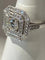 Bague 51 Bague de fiançailles - Bague octogonale en or 18 carats et diamants 58 Facettes AB46