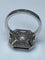 Bague 51 Bague de fiançailles - Bague octogonale en or 18 carats et diamants 58 Facettes AB46