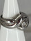 Bague 53 Bague en or blanc 18 carats avec diamant taille ancienne 0,80 ct 58 Facettes AB49