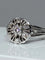 Bague 63 Bague fleur en or blanc 18 carats et diamants 58 Facettes AB60