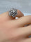 Bague 48 Bague fleur en or 18 carats sertie de diamants 58 Facettes AB69