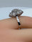 Bague 48 Bague fleur en or 18 carats sertie de diamants 58 Facettes AB69
