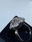 Bague 48 Bague fleur en or 18 carats sertie de diamants 58 Facettes AB69