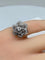 Bague 48 Bague fleur en or 18 carats sertie de diamants 58 Facettes AB69