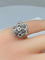 Bague 48 Bague fleur en or 18 carats sertie de diamants 58 Facettes AB69