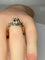 Bague 51 Bague solitaire en or gris 18 carats et diamants 58 Facettes AB72bis