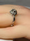Bague 51 Bague solitaire en or gris 18 carats et diamants 58 Facettes AB72bis