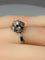 Bague 51 Bague solitaire en or gris 18 carats et diamants 58 Facettes AB72bis