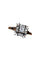 Bague 55 Bague marguerite en or blanc 18 carats et diamants 58 Facettes AB72