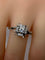 Bague 55 Bague marguerite en or blanc 18 carats et diamants 58 Facettes AB72