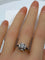 Bague 55 Bague marguerite en or blanc 18 carats et diamants 58 Facettes AB72