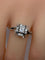 Bague 55 Bague marguerite en or blanc 18 carats et diamants 58 Facettes AB72