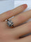 Bague 55 Bague marguerite en or blanc 18 carats et diamants 58 Facettes AB72
