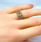 Bague 49 Cartier Maillons Panthère - Bague en or jaune 18 carats et diamants 58 Facettes AB78
