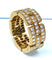 Bague 49 Cartier Maillons Panthère - Bague en or jaune 18 carats et diamants 58 Facettes AB78