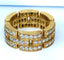 Bague 49 Cartier Maillons Panthère - Bague en or jaune 18 carats et diamants 58 Facettes AB78
