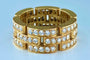 Bague 49 Cartier Maillons Panthère - Bague en or jaune 18 carats et diamants 58 Facettes AB78