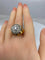 Bague 58 Bague vintage 1960 en or jaune 18 carats, platine et diamants 58 Facettes AB12