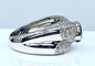 Bague 51 Bague jonc en or 18 carats avec saphir et diamants 58 Facettes AB155